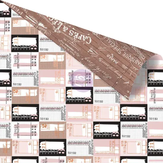 Prima Marketing Inc Amelia Rose - 12x12 Paper "Ticket Collector" 655350848231 (10 SHEETS) {1}