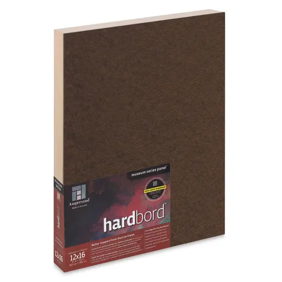 Ampersand Hardbord Panel - 12" x 16", 1-1/2" Cradled {1}