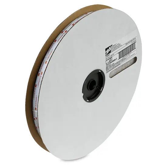 Scotch Reclosable Fastener - 1" x 50 yd, Black, Hook Tape {2}