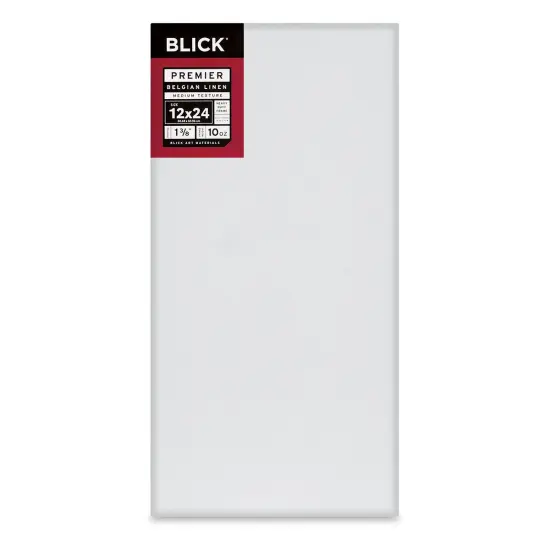 Blick Premier Belgian Linen - 12" x 24", Oil-Primed, 1-3/8" Profile {1}