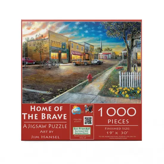 Sunsout Home of the Brave 1000 pc Jigsaw Puzzle 67357 {4}