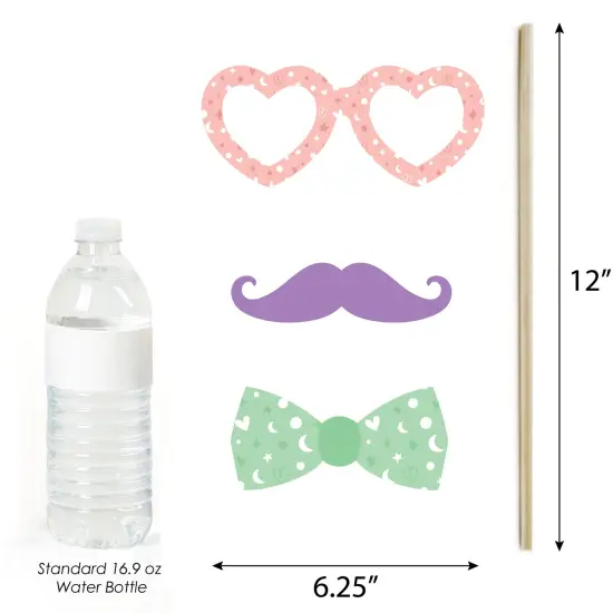 Big Dot of Happiness Pajama Slumber Party - Girls Sleepover Birthday Party Photo Booth Props Kit - 20 Count {6}