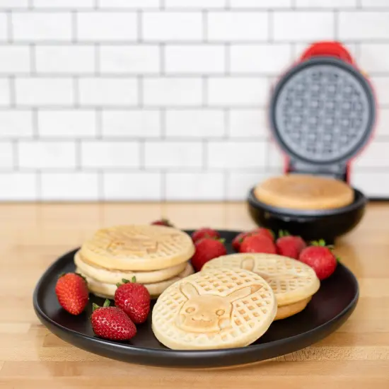 Uncanny Brands Pokemon Pikachu Mini Waffle Maker {6}