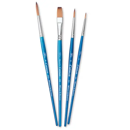Winsor & Newton Cotman Watercolor Brush Set - Set B, Set of 4, Short Handle {1}