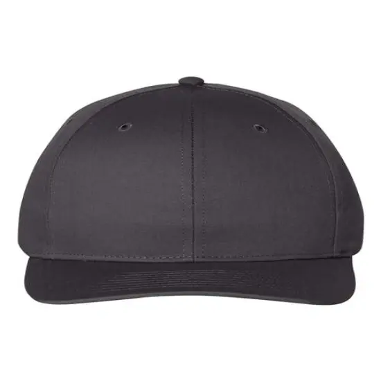 Richardson&reg; Pro Twill Snapback Cap Charcoal {1}