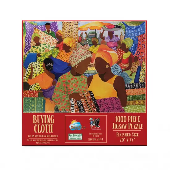 Sunsout Buying Cloth 1000 pc Jigsaw Puzzle 71434 {4}