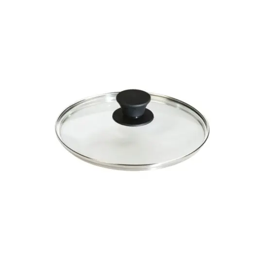 Lodge GL8 Tempered Clear Glass Lid Fits 8 Inch Cast Iron Skillets Serving Pots {6}