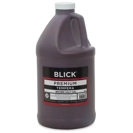 Blick Premium Grade Tempera - Brown, Half Gallon {1}