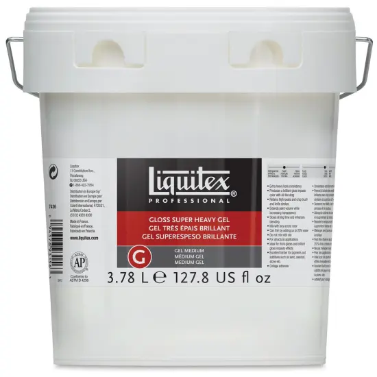 Liquitex Medium - Super Heavy Gel Medium. Gloss, 128 oz {2}
