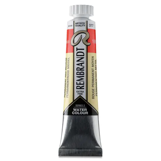 Rembrandt Artist Watercolors - Permanent Red Medium, 20 ml tube {1}