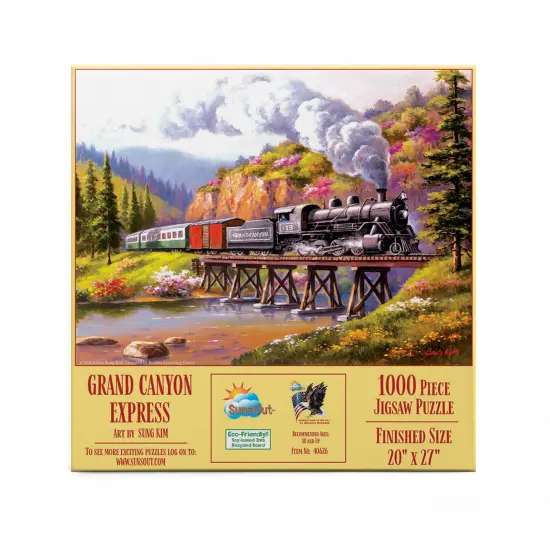 Sunsout Grand Canyon Express 1000 pc Jigsaw Puzzle 40626 {4}
