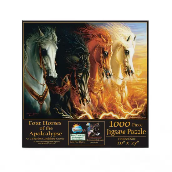 Sunsout Four Horses of the Apocalypse 1000 pc Jigsaw Puzzle 68423 {4}