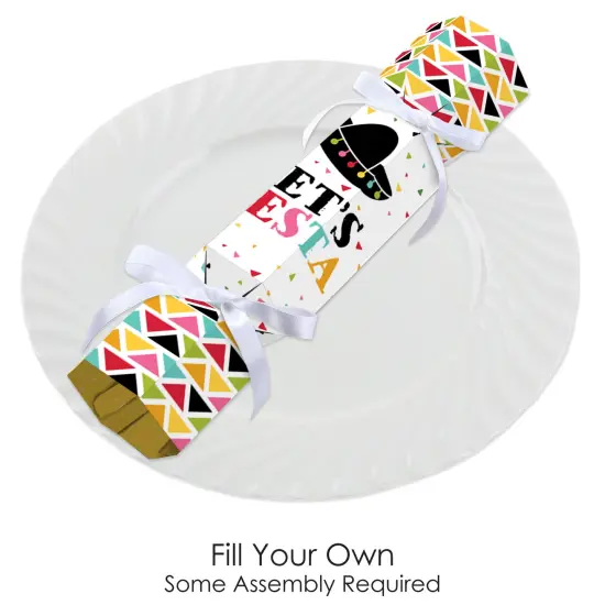 Big Dot of Happiness Let's Fiesta - No Snap Mexican Fiesta Party Table Favors - DIY Cracker Boxes - Set of 12 {3}