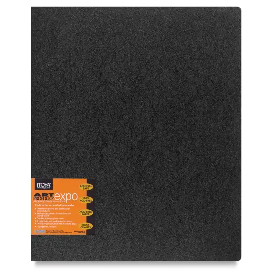 Itoya Art Profolio Expo - 11" x 17", Black, Portrait {2}