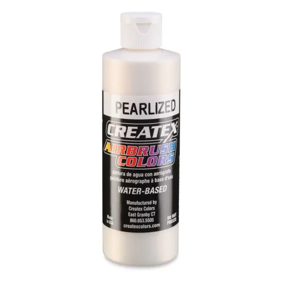 Createx Airbrush Color - 8 oz, Pearl White {1}