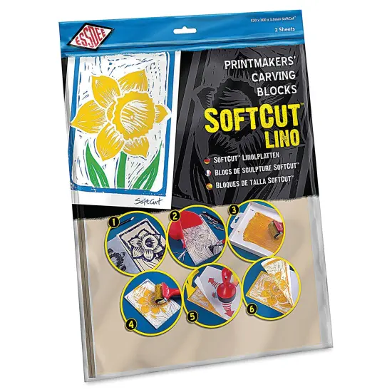 Essdee SoftCut Printmakers' Carving Blocks - 16-1/2" x 12", Pkg of 2 {1}