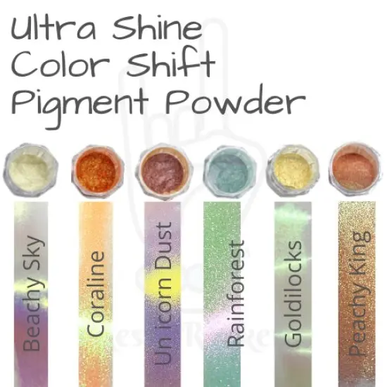 Resin Rockers Premium Color-shift Chameleon Pigment Powder Ultra Shine Beachy Sky {1}