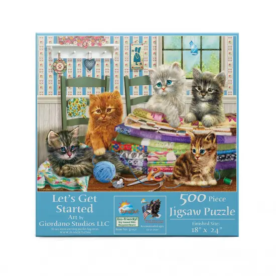 Sunsout Let's Get Started 500 pc Jigsaw Puzzle 37152 {4}