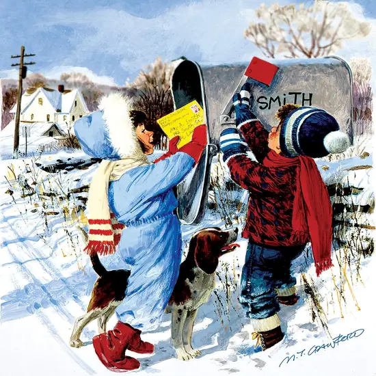 Sunsout Letter to Grandma 1000 pc Christmas Jigsaw Puzzle 38201 {1}