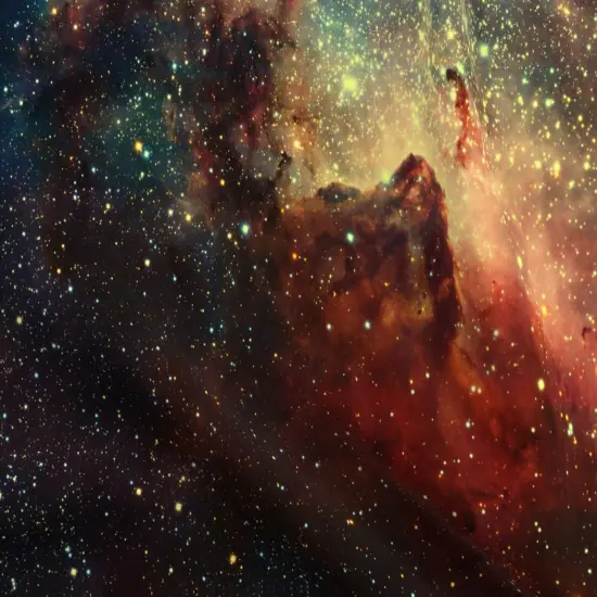 Various Fabrics by the Yard or Fat Quarter Candy Nebula Stars Galaxy Cosmic Night Sky Cosmos Universe Space Star Custom Printed Fabric by Spoonflower {5}