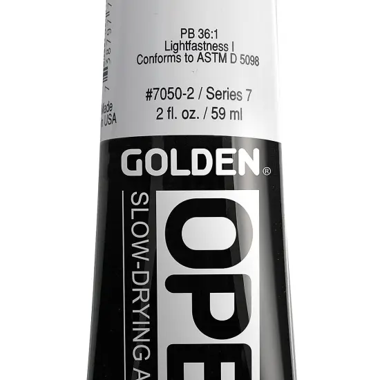 Golden Open Acrylics - Cerulean Blue Chromium, 2 oz Tube {2}