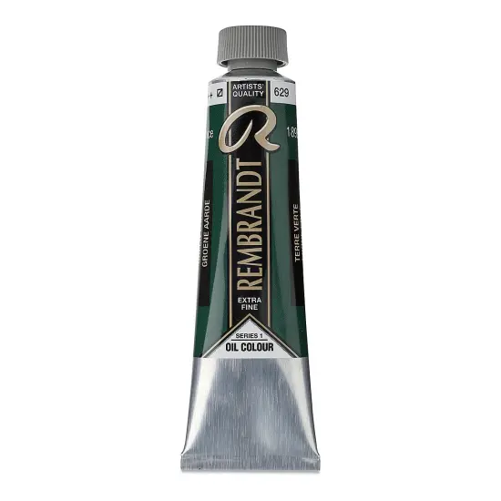 Rembrandt Artists' Oil Color - Green Earth, 40 ml tube {2}