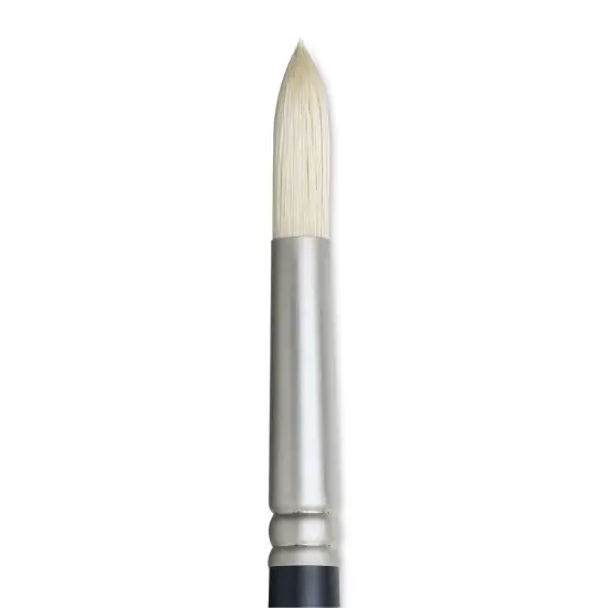 Winsor & Newton Artists' Oil Brush - Round, Long Handle, Size 10 {1}