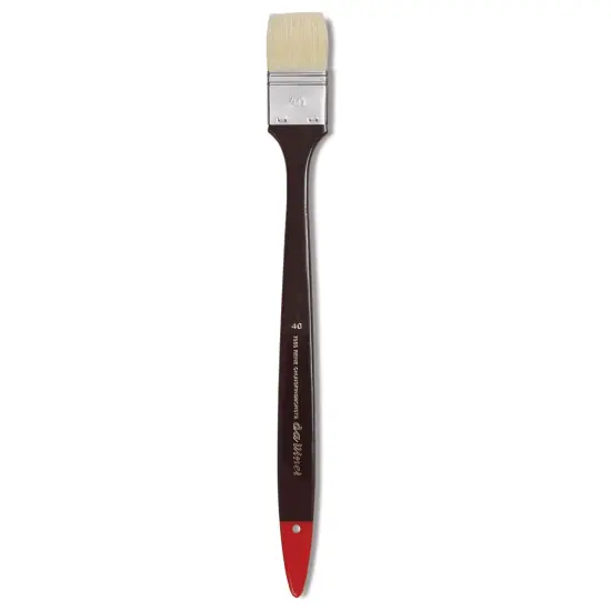 Da Vinci Maestro 2 Hog Bristle Spalter Brush - Flat, Long Handle, Size 40 {1}