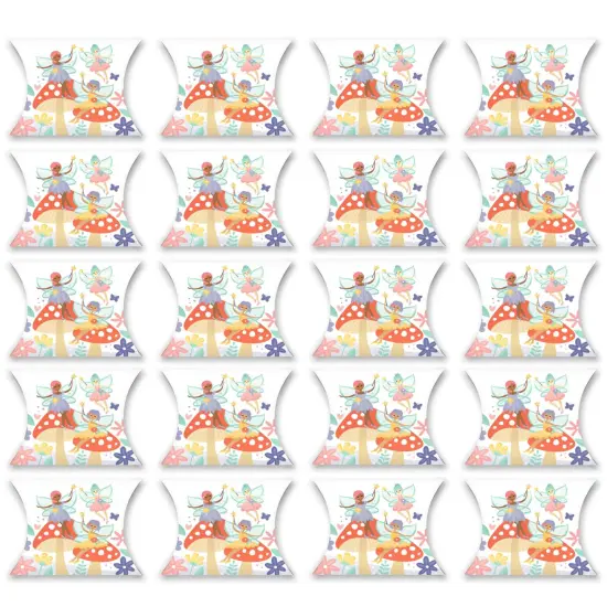 Big Dot of Happiness Let's Be Fairies - Favor Gift Boxes - Fairy Garden Birthday Party Petite Pillow Boxes - Set of 20 {6}