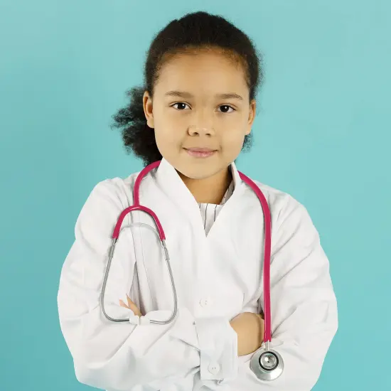 Pink Doctor's Stethoscope Toy - Doctor Or Nurse Pretend Play Costume Accessories and Prop Toys for Kids - 1 Piece {4}