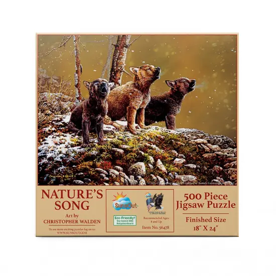 Sunsout Nature's Song 500 pc Jigsaw Puzzle 56478 {4}