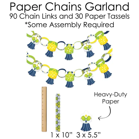 Big Dot of Happiness Let's Rally - Pickleball - Banner and Photo Booth Decorations - Birthday or Retirement Party Supplies Kit - Doterrific Bundle {7}