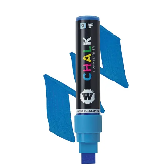 Molotow Chalk Marker - Neon Blue, 15 mm {1}