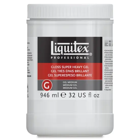 Liquitex Medium - Super Heavy Gel Medium, Gloss, 32 oz jar {2}