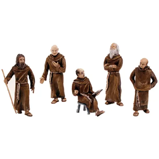 SceneARama Scene Setters(R) Figurines-Friars/Monks 5/Pkg {2}