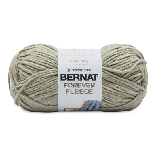 Bernat Forever Fleece Yarn - Matcha, 194 yards {1}