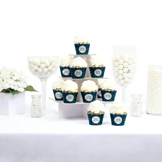Big Dot of Happiness Twinkle Twinkle Little Star - Baby Shower or Birthday Party Decorations - Party Cupcake Wrappers - Set of 12 {3}