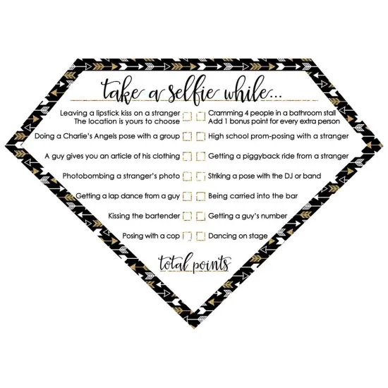 Big Dot of Happiness "Bride Tribe" - Selfie Scavenger Hunt Bridal Shower & Bachelorette Party Game - Set of 12 {3}