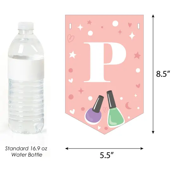 Big Dot of Happiness Pajama Slumber Party - Girls Sleepover Birthday Party Bunting Banner - Party Decorations - Pajama Slumber Party {4}