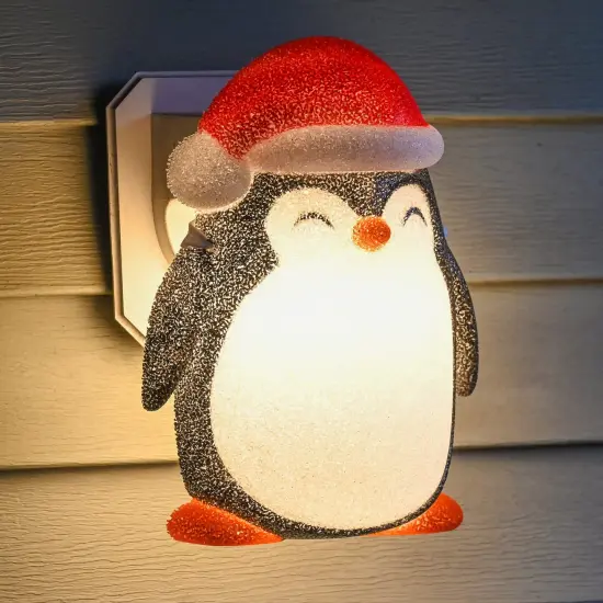 Ornativity Penguin Porch Light Cover - Penguins Head Outdoor Front Porch Lamp Holiday Decoration Covers - Set of 2 {3}