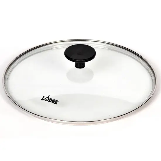 Lodge Tempered Glass Lid (12 Inch) &ndash; Fits Lodge 12 Inch Cast Iron Skillets and 7 Quart Dutch Ovens {1}