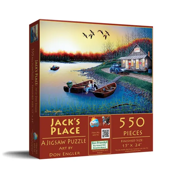 Sunsout Jack's Place 550 pc Jigsaw Puzzle 60370 {3}