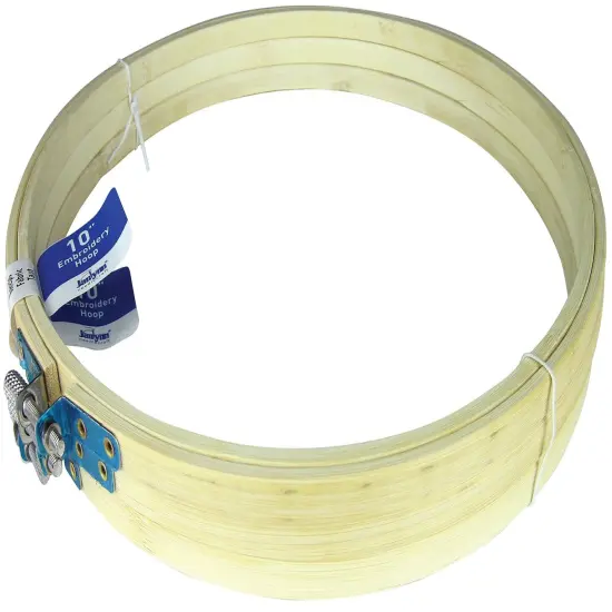 Janlynn Wood Embroidery Hoop 10"-Natural {3}