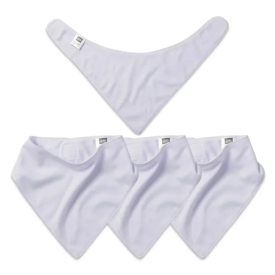 Craft Express Sublimation Printing Baby Products - Bandana, White, Pkg of 4 {1}