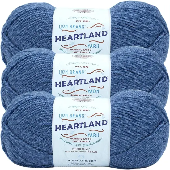 (Pack of 3) Lion Brand Heartland Yarn-Carlsbad Caverns {1}