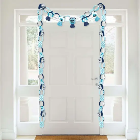 Big Dot of Happiness Yeti to Party - 90 Chain Links & 30 Paper Tassels Decor Kit - Abominable Snowman Birthday Party Paper Chains Garland - 21 feet {4}