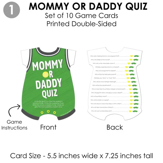 Big Dot of Happiness You Got Served - Tennis - 4 Baby Shower or Tennis Ball Party Games - 10 Cards Each - Gamerific Bundle {6}