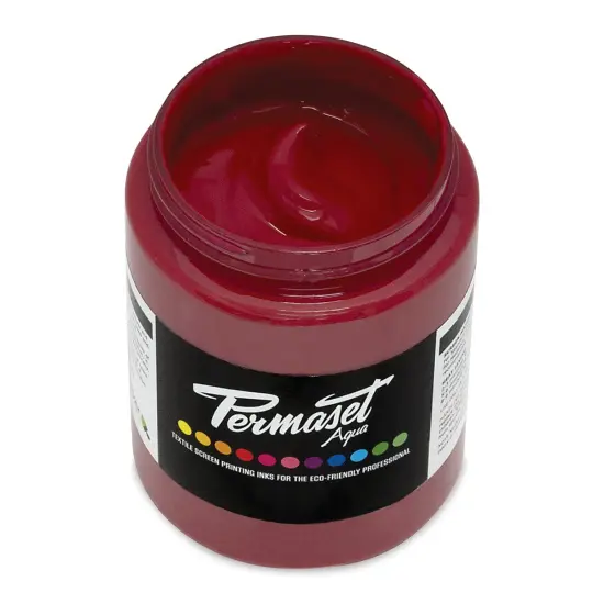 Permaset Aqua Fabric Ink - Mid Red, 300 ml {1}