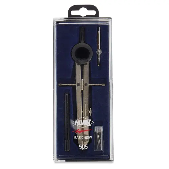 Alvin Basic-Bow Combination Compass with Ruler Pen - 6" {2}