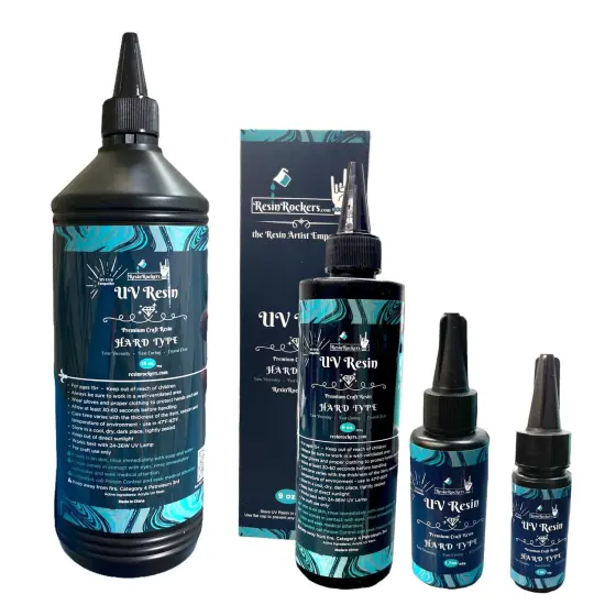 Resin Rockers UV Resin Original Crystal Clear Hard Type Ultra Fast Curing {2}